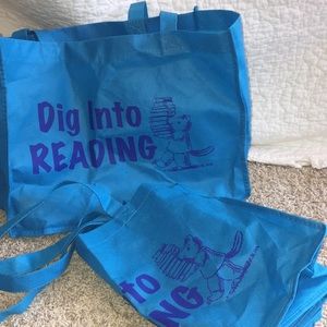 Totes reusable book bags bundle